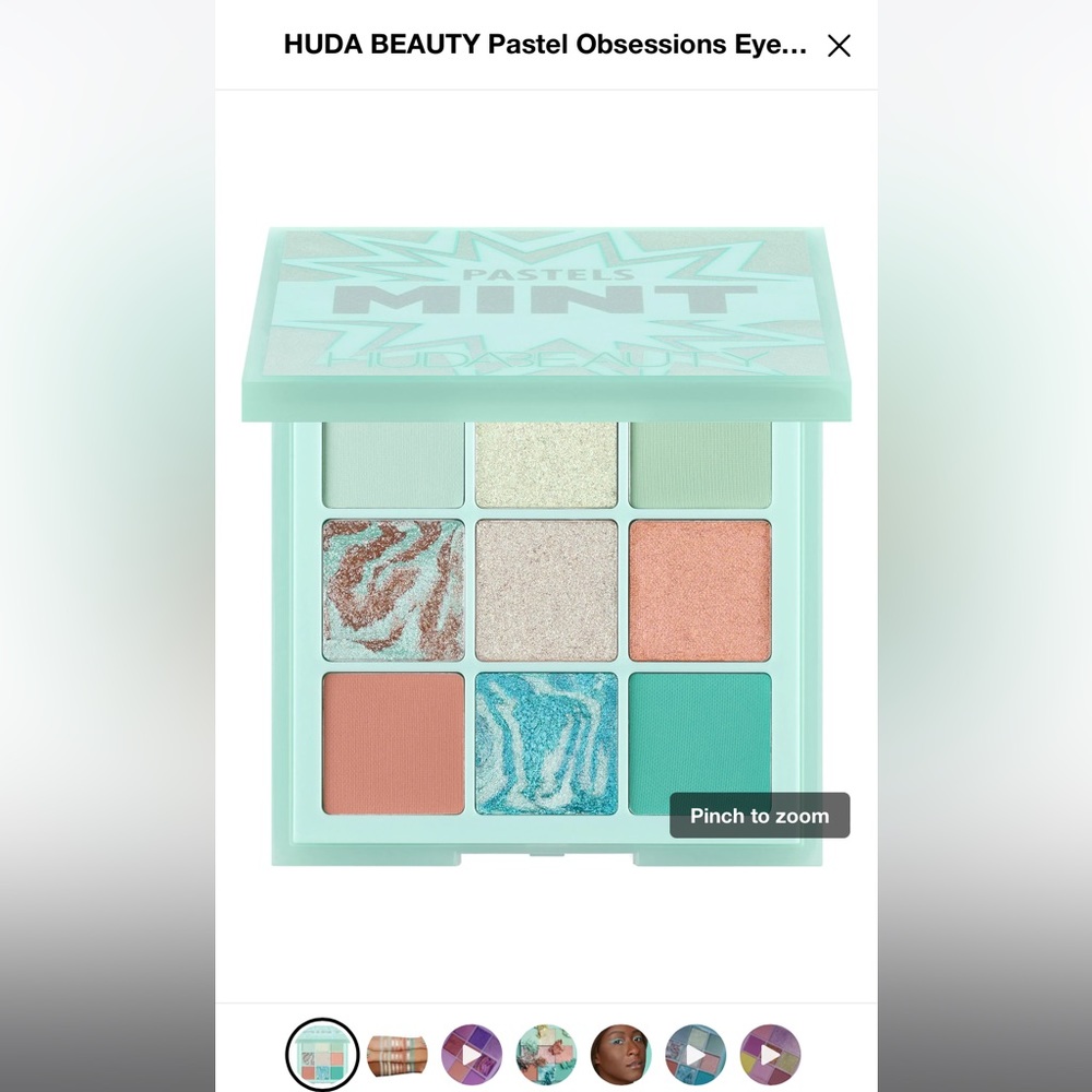 Huda Beauty Pastel Obsessions Mini Palette “Rare Find”